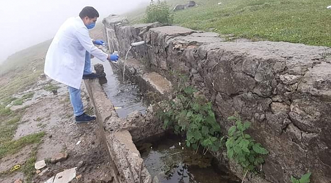 Mesire yerlerindeki sular tahlil ediliyor