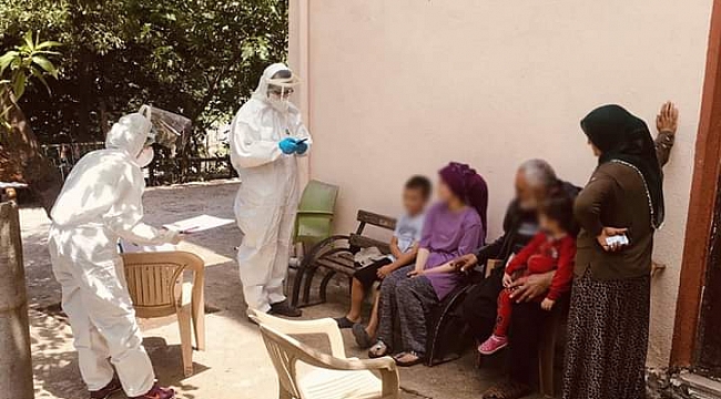 Ordu'da 1712 hanede covid 19 testi yapılıyor