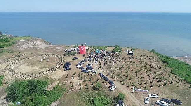 Sağlık Kahramanları için fidan dikildi