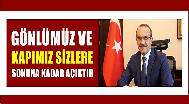 Vali Yavuz Ordululara veda mesajı yayınladı