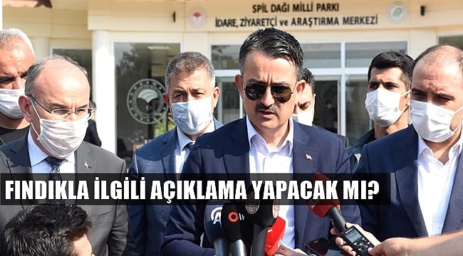 Bakan Pakdemirli bugün Ordu'da