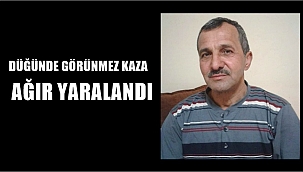 Düğün magandası ağır yaraladı