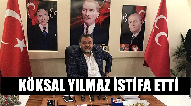 Enginyurt'un disipline verilmesinden sonra Köksal Yılmaz da istifa etti