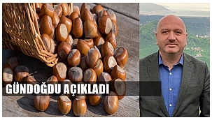 Gündoğdu: Fındık fiyatı erken açıklanacaktır