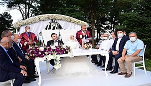 Milletvekili Ünal oğlunu evlendirdi