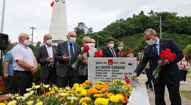 Şehitlerimiz dualarla anıldı