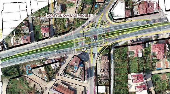4 Yol Kavşağı trafiği rahatlatacak