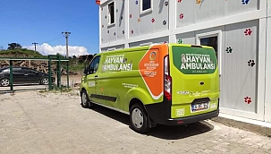 Bu ambulans hayvanlar için hizmet verecek