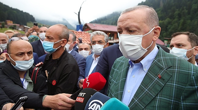 Cumhurbaşkanı Erdoğan bugün Giresun'da