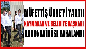 Kaymakam ve Belediye Başkanı Koronavirüs oldu!