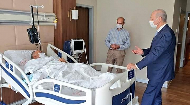 Kurtulmuş&#039;tan Güler&#039;e geçmiş olsun ziyareti