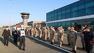 Şehit Uzman Çavuş memleketine törenle uğurlandı