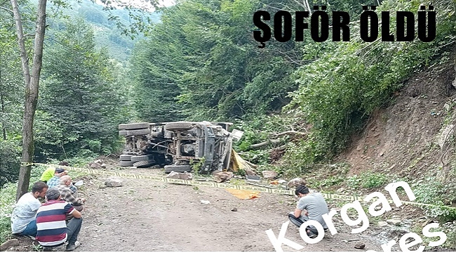 Sürücü kurtarılamadı