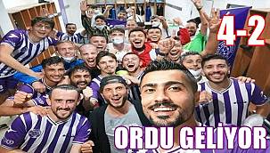 52 Orduspor ilk devre öldürdü ikinci devre güldürdü