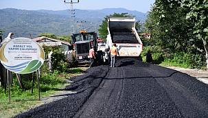 Altınordu'dan Boztepe'ye sıcak asfalt
