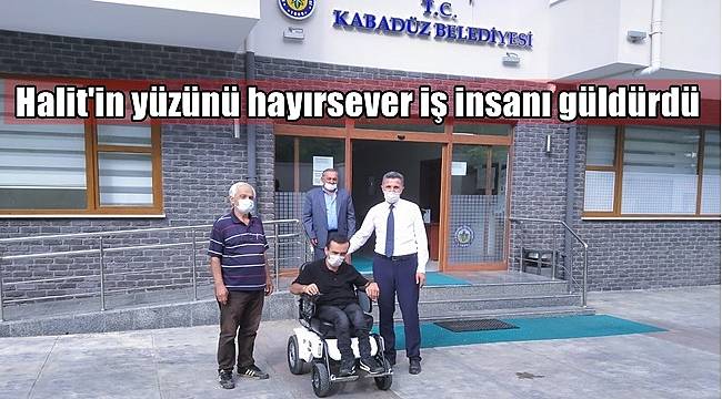 Engelli Halit&#039;in sesini hayırsever iş insanı Nurettin Karaman duydu