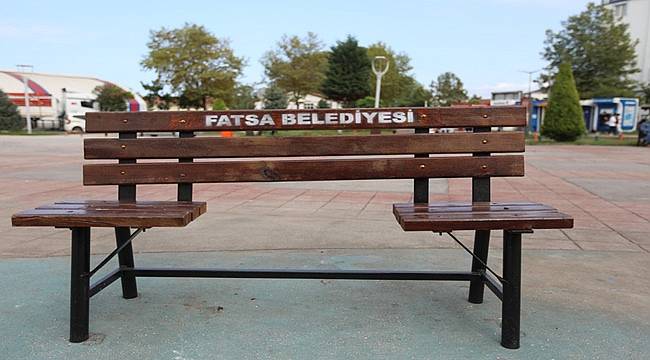Fatsa Belediyesi sosyal mesafeli bank üretti
