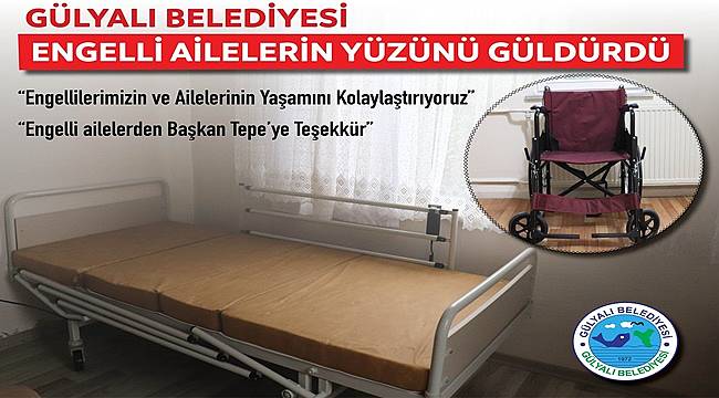 Gülyalı Belediyesi Engellileri Unutmadı