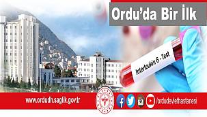 Ordu'da bir ilk