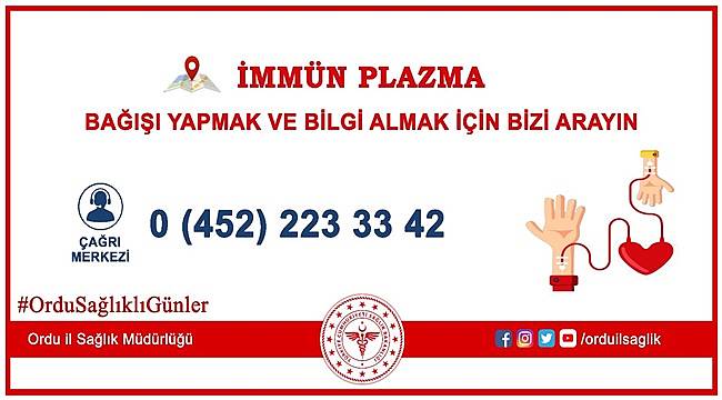 İmmün Plazma Bağışçı Merkezi Açıldı