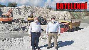 Kurtulmuş gelemeyince temel atma töreni ertelendi