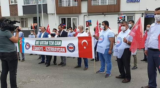 Ordu Memur Sen&#039;den Azerbaycan&#039;a tam destek
