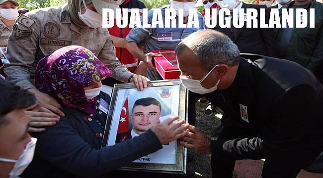 Şehit Orkun Eyice son yolculuğuna uğurlandı