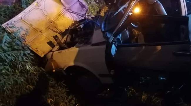 Trafik kazasında sürücü hayatını kaybetti