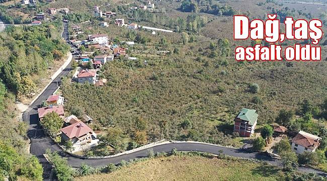 Ordu'da 18 ayda 780 km yol asfaltla buluştu