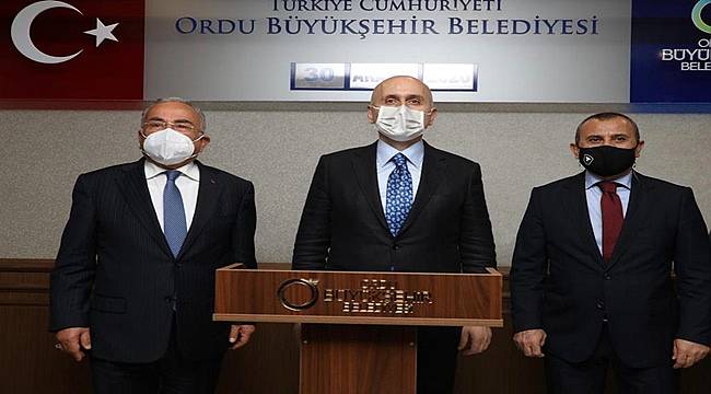 Bakan Karaismailoğlu: Ordu hak ettiği projelere ulaşacak