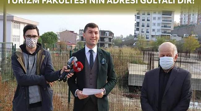 Başkan Tepe: Turizm Fakültesinin yeri Gulyalı&#039;dır