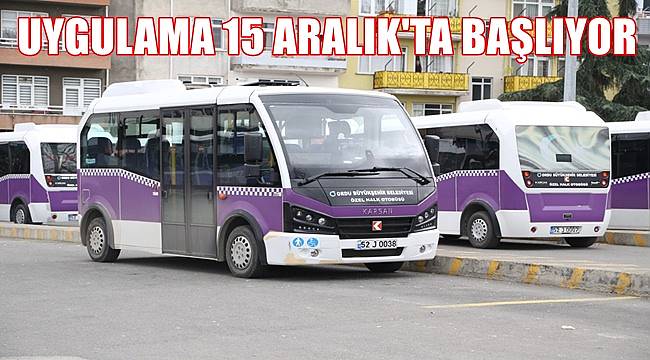 Dolmuşa binebilmek için bunu yapmanız gerekiyor