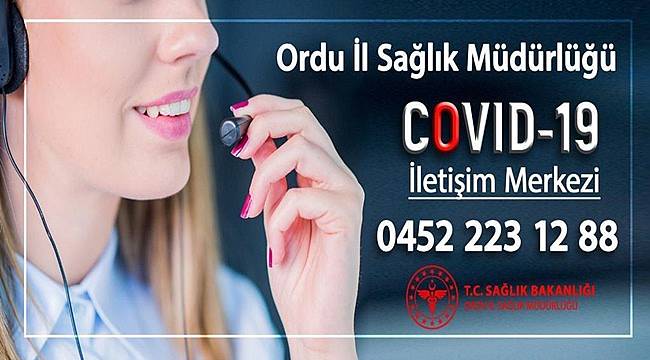 Ordu'da Covid 19 Merkezi Kuruldu