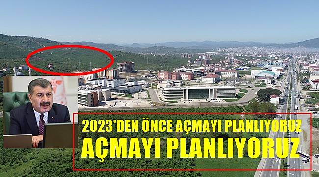 Ordu Şehir Hastanesi 2 yıl içerisinde tamamlanacak