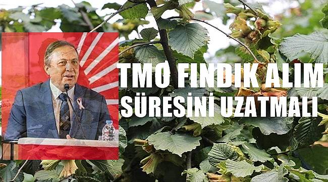 Torun: Fındık üreticisi tekelci firmaların insafına terk edilmemeli