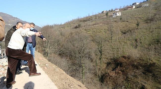 Alp yapılan çalışmaları yerinde inceledi