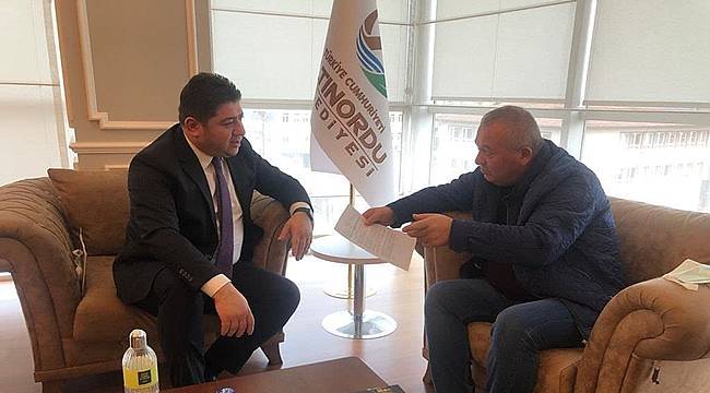 Enginyurt Başkan Tören'i ziyaret etti