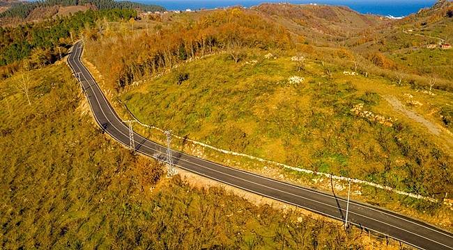 Ordu'da 850 Kilometre asfalt ve beton yol