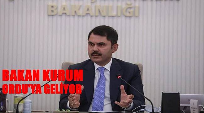 Tomakin: Bakan Kurum Ordu&#039;ya eli dolu geliyor