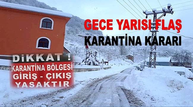 Altınordu&#039;da bir mahalle gece yarısı karantinaya alındı
