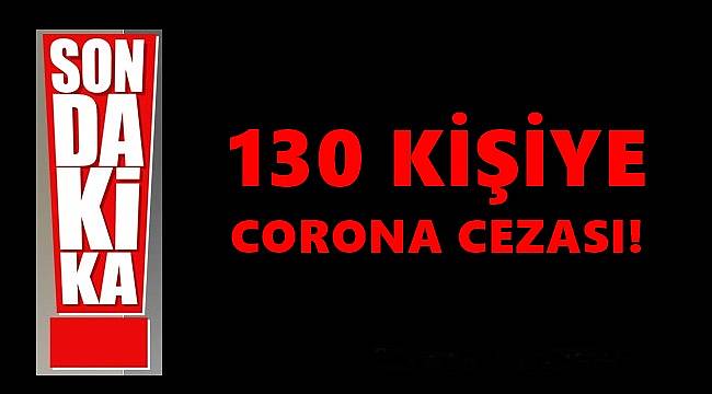 Ordu'da 130 kişiye Corona cezası kesildi