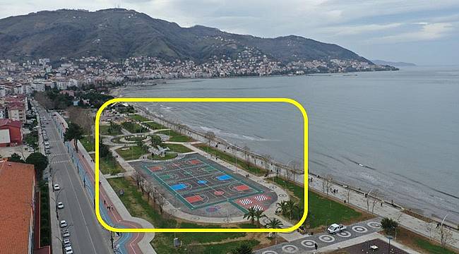 Ordu'da gençler ve çocuklar için yeni aktivite alanı