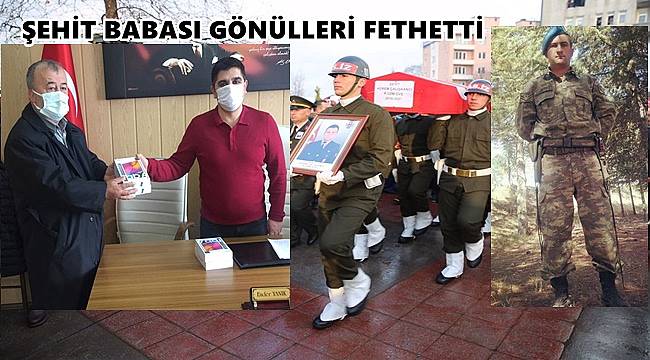 Şehit oğlu için mevlit okutamayan baba yetim çocuklara tablet aldı