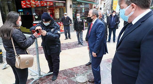 Vali Sonel hem kontrol etti hem de uyardı