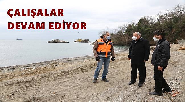 Aktaş Plaj yenileniyor