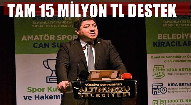 Altınordu Belediyesi Destek Paketinin Ayrıntılarını Açıkladı