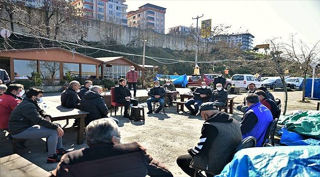 Başkan Tören, balıkçılarla buluştu