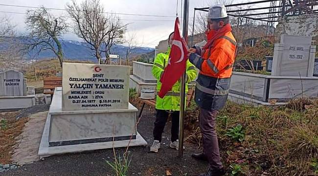 Büyükşehir Şehitlerimizi unutmadı
