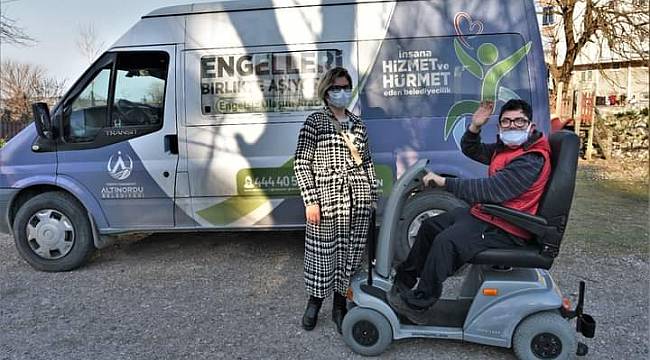 Engelli Gökhan&#039;ın isteğini Başkan Tören yerine getirdi