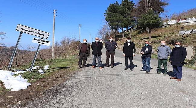 Gülyalı'da tabelalar Türkçe olacak